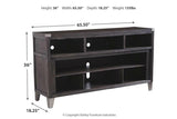 Todoe Gray 65" TV Stand by Ashley at Eve Furniture