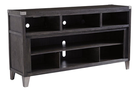 Todoe Gray 65" TV Stand by Ashley at Eve Furniture