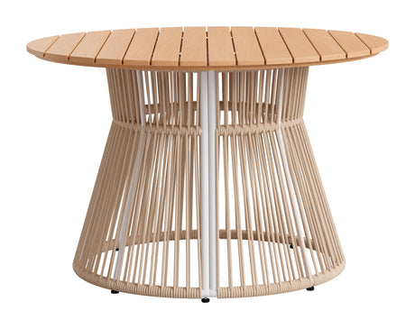 Toge Natural Outdoor Dining Table by Zuomod at Eve Furniture