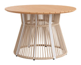 Toge Natural Outdoor Dining Table by Zuomod at Eve Furniture