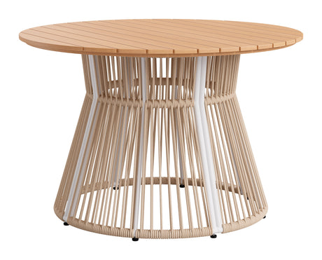 Toge Natural Outdoor Dining Table by Zuomod at Eve Furniture