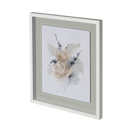 Together I by Melody Ducharme a Hand Embellished Textured Framed Art Print Matted under Glass by Mercana at Eve Furniture