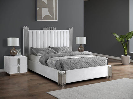 Token White King Bed by New Era Innovations at Eve Furniture