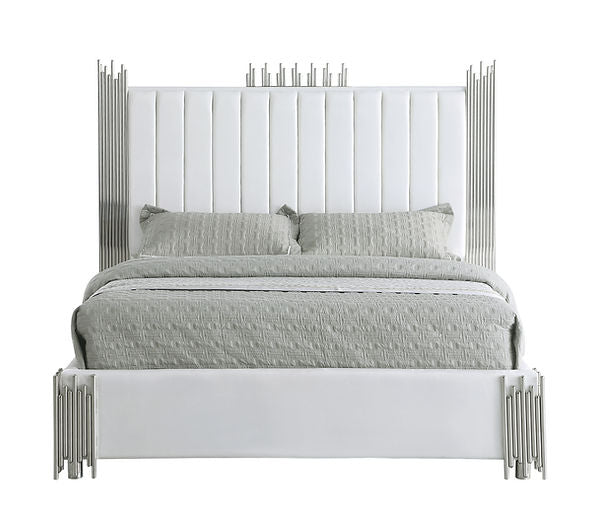Token White King Bed by New Era Innovations at Eve Furniture