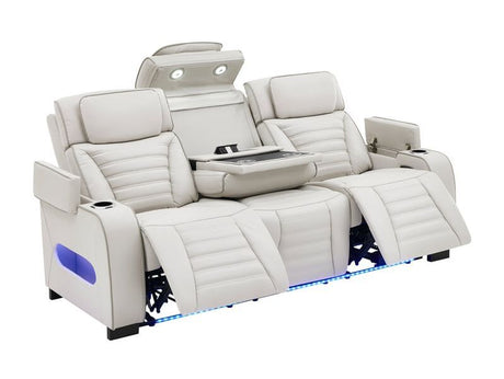 Tokyo Sand 3-Piece Power Reclining Living Room Set by Happy Homes at Eve Furniture
