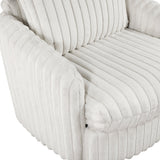 Tomball Beige Oversized Chaise Lounge and Chair by Homelegance at Eve Furniture