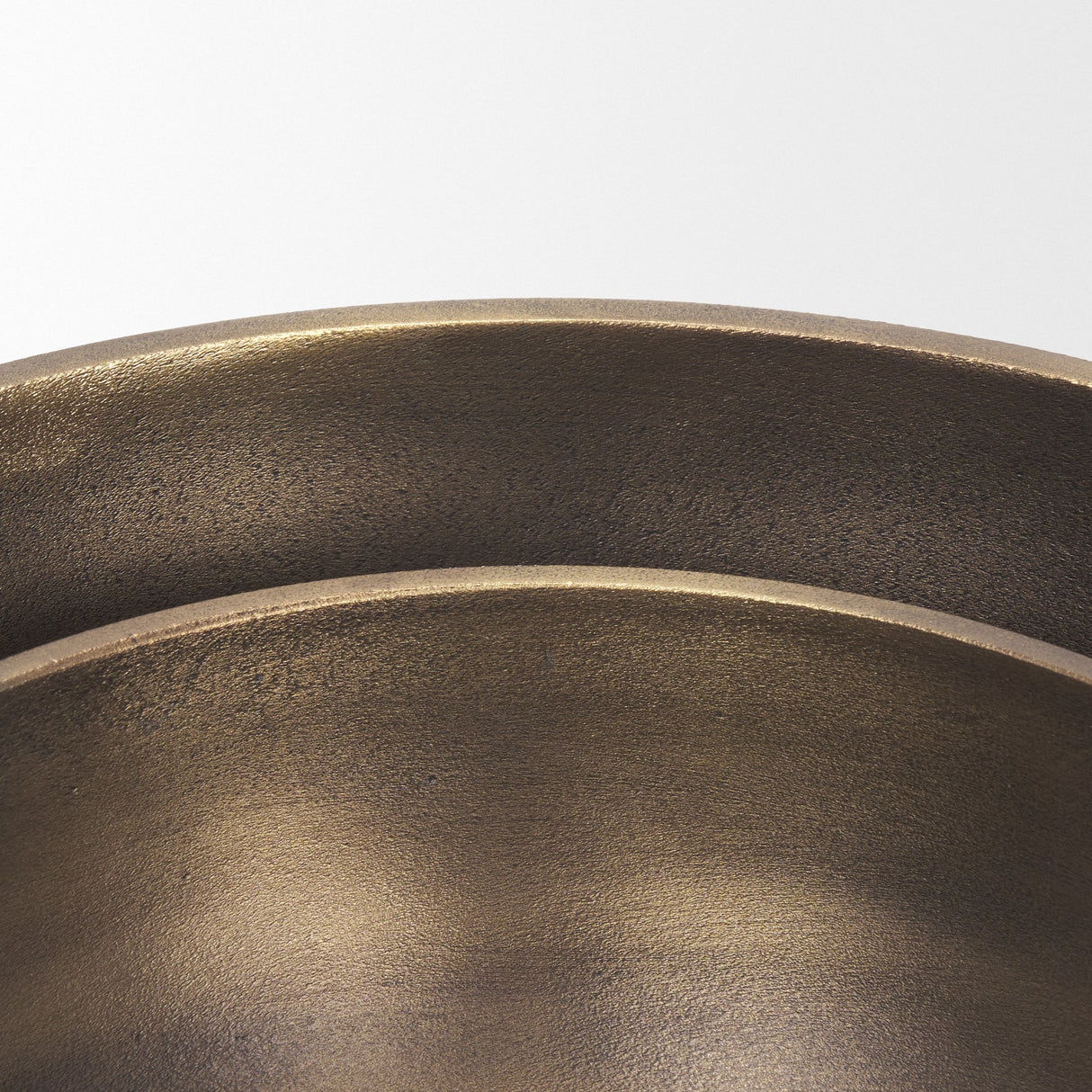 Tomiko Decorative Brass Finished Cast Aluminum Round Bowls by Mercana at Eve Furniture
