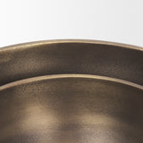 Tomiko Decorative Brass Finished Cast Aluminum Round Bowls by Mercana at Eve Furniture