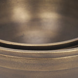 Tomiko Decorative Brass Finished Cast Aluminum Round Bowls by Mercana at Eve Furniture