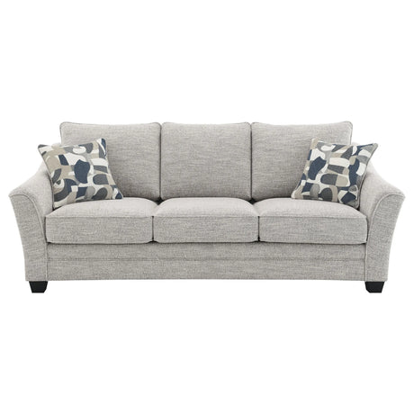Tomkins 2-piece Boucle Upholstered Sofa Set Light Grey by Coaster at Eve Furniture