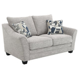 Tomkins 2-piece Boucle Upholstered Sofa Set Light Grey by Coaster at Eve Furniture