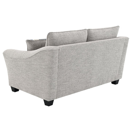Tomkins 2-piece Boucle Upholstered Sofa Set Light Grey by Coaster at Eve Furniture