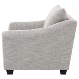 Tomkins Light Grey Boucle Upholstered Chair