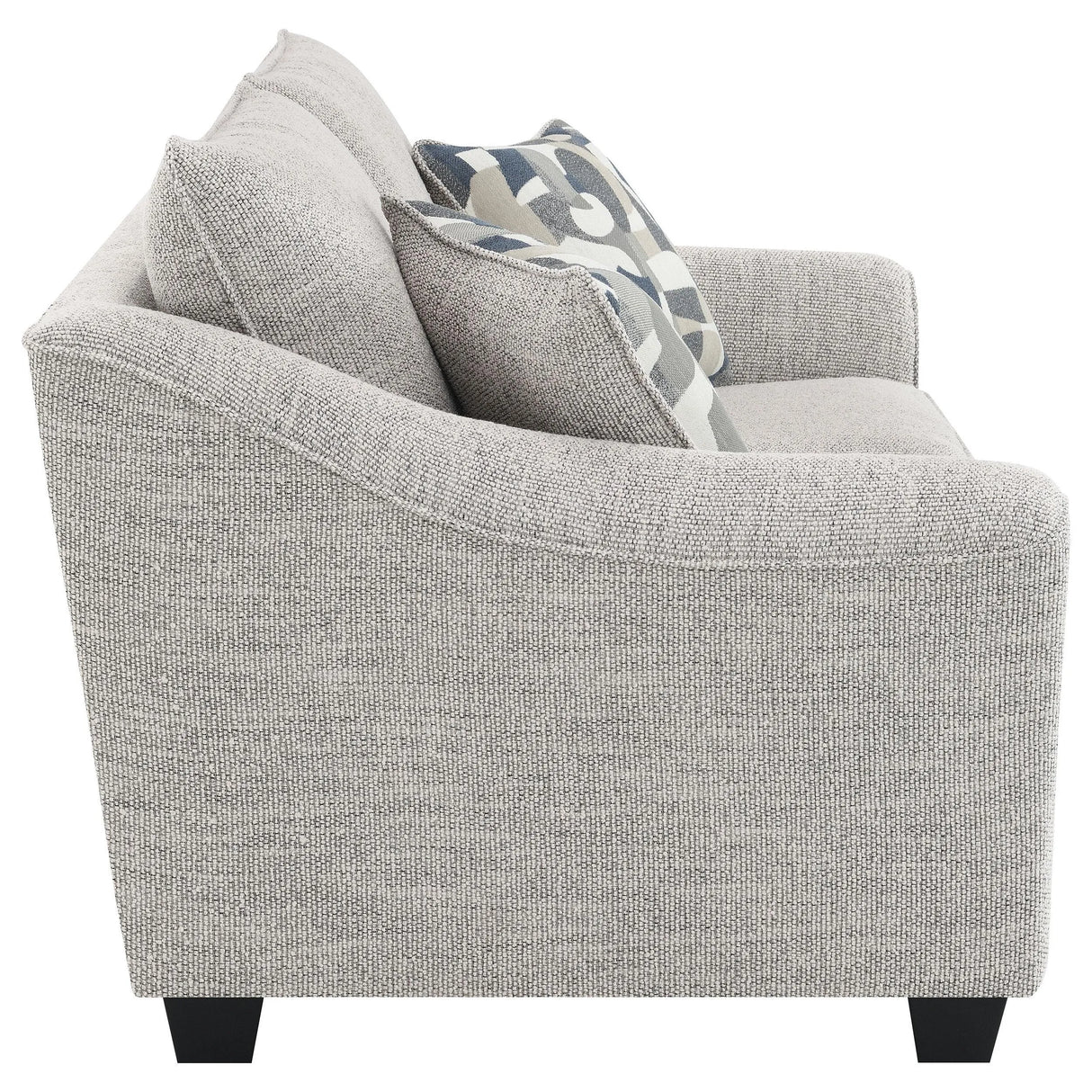 Tomkins Light Gray 3-piece Boucle Upholstered Sofa Set by Coaster at Eve Furniture