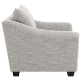 Tomkins Light Gray 3-piece Boucle Upholstered Sofa Set by Coaster at Eve Furniture