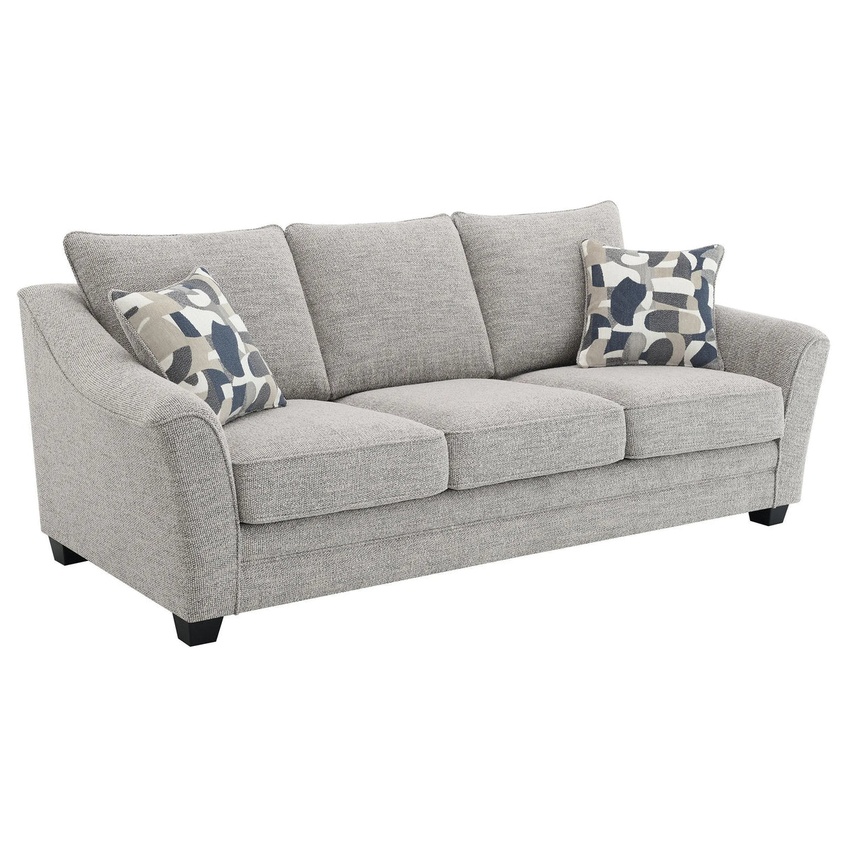 Tomkins Light Gray 3-piece Boucle Upholstered Sofa Set by Coaster at Eve Furniture
