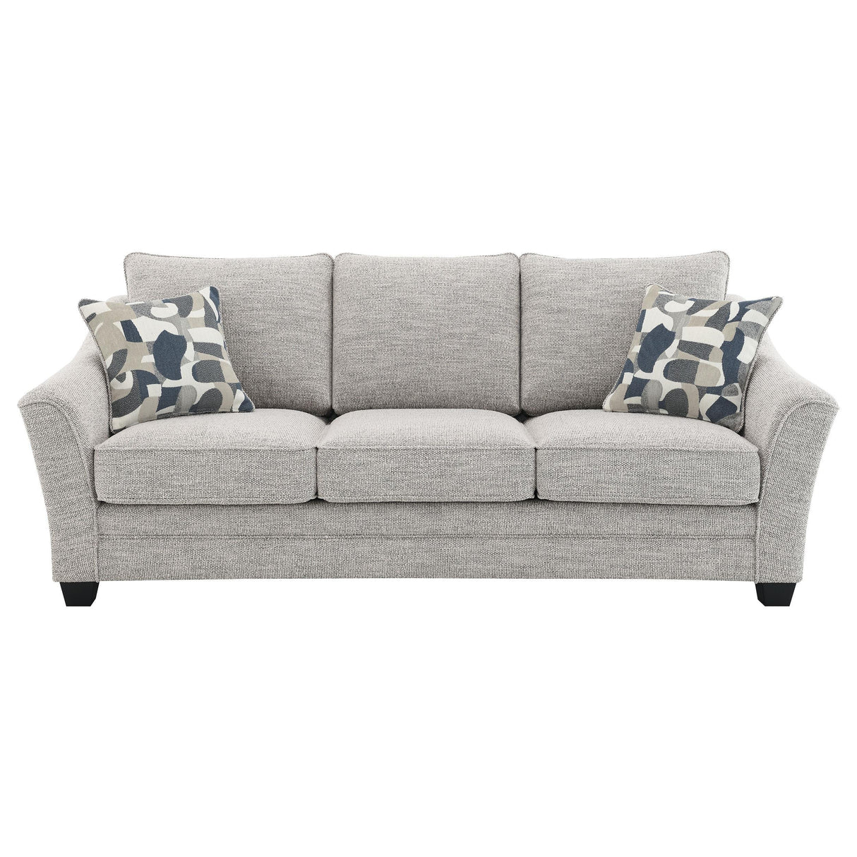 Tomkins Light Gray 3-piece Boucle Upholstered Sofa Set by Coaster at Eve Furniture