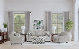Tomkins Light Gray 3-piece Boucle Upholstered Sofa Set by Coaster at Eve Furniture