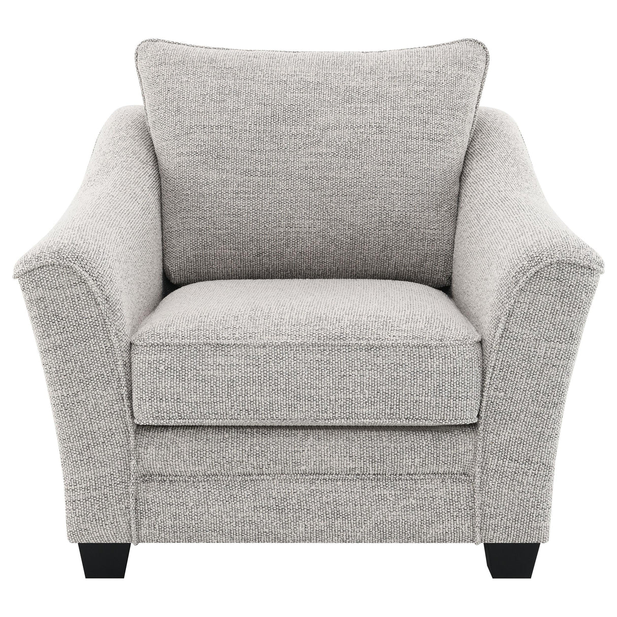Tomkins Light Gray Boucle Upholstered Living Room Set by Coaster at Eve Furniture