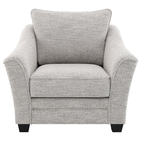 Tomkins Light Grey Boucle Upholstered Chair by Coaster at Eve Furniture