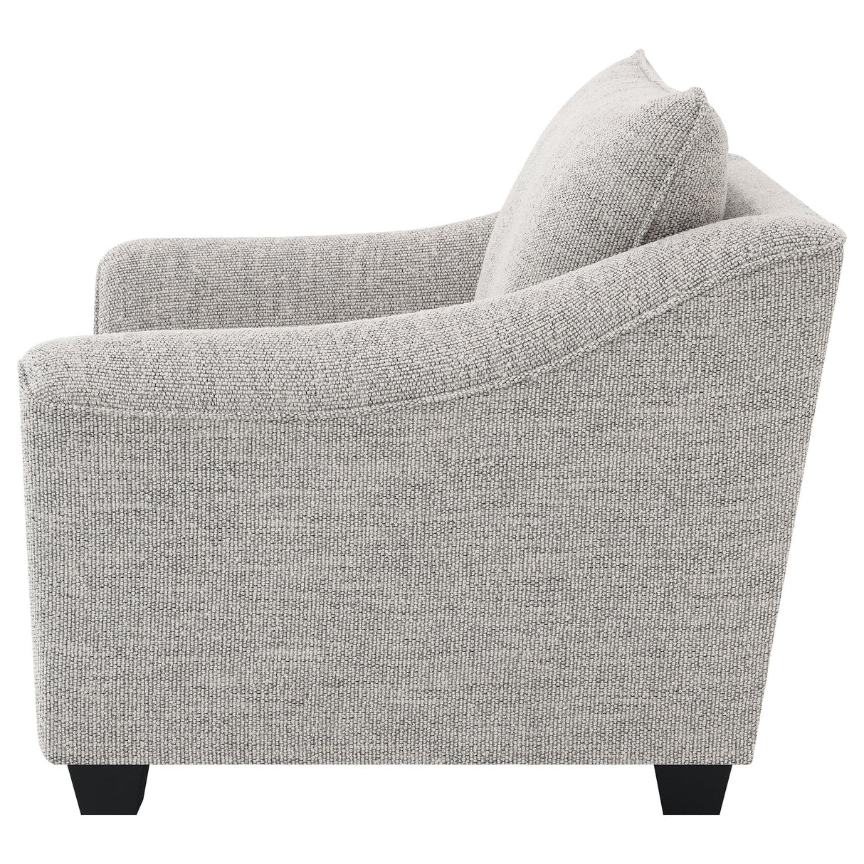 Tomkins Light Grey Boucle Upholstered Chair by Coaster at Eve Furniture