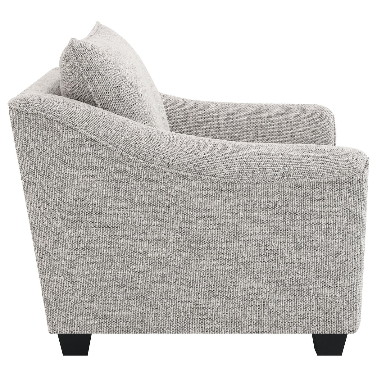 Tomkins Light Grey Boucle Upholstered Chair by Coaster at Eve Furniture