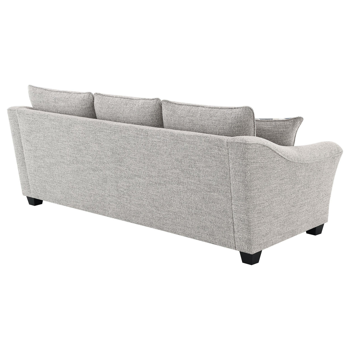 Tomkins Light Grey Boucle Upholstered Sofa by Coaster at Eve Furniture