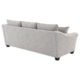 Tomkins Light Grey Boucle Upholstered Sofa by Coaster at Eve Furniture
