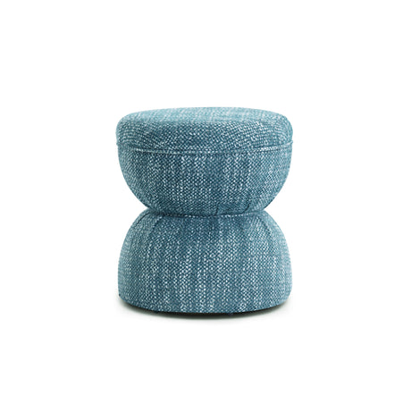 Tomlin Performance Chenille Game Table and Two Ottomans Set by TOV Furniture at Eve Furniture