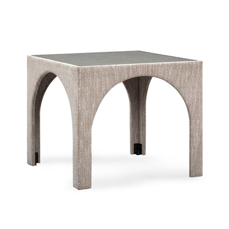 Tomlin Performance Chenille Game Table and Two Ottomans Set by TOV Furniture at Eve Furniture