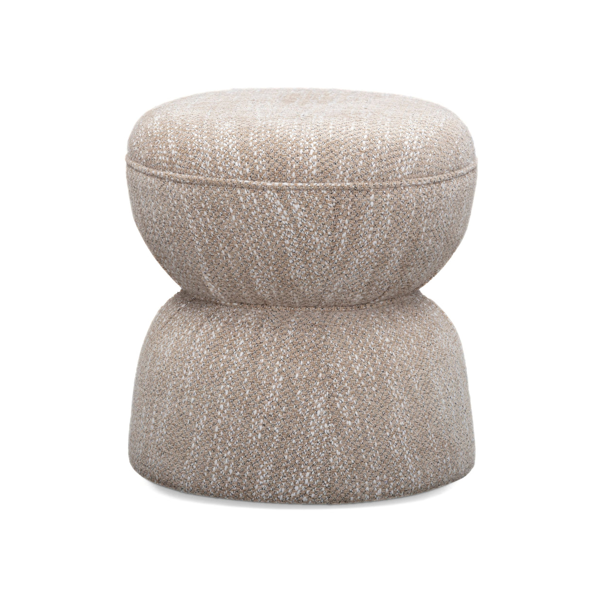 Tomlin Ruched Performance Fabric Game Ottoman by TOV Furniture at Eve Furniture