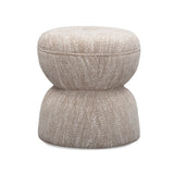 Tomlin Ruched Performance Fabric Game Ottoman by TOV Furniture at Eve Furniture