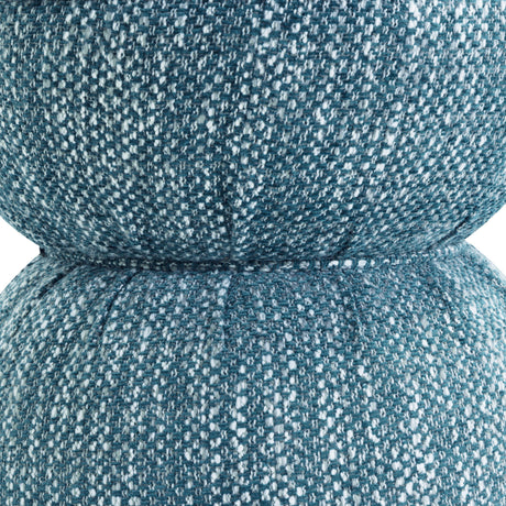 Tomlin Ruched Performance Fabric Game Ottoman by TOV Furniture at Eve Furniture