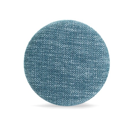 Tomlin Ruched Performance Fabric Game Ottoman by TOV Furniture at Eve Furniture