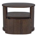 Tommy Dark Brown Nightstand by MOES at Eve Furniture