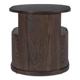 Tommy Dark Brown Nightstand by Moe's Home at Eve Furniture