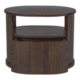 Tommy Dark Brown Nightstand by Moe's Home at Eve Furniture