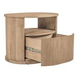 Tommy Natural Nightstand by MOES at Eve Furniture