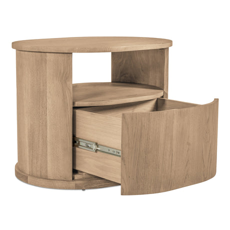 Tommy Natural Nightstand by MOES at Eve Furniture