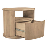 Tommy Natural Nightstand by Moe's Home at Eve Furniture