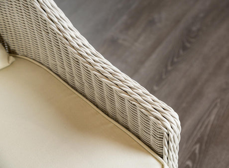 Tomohon White Swivel Wicker Chair by Furniture of America at Eve Furniture