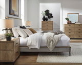Tomtyn Light Brown California King Upholstered Platform Bed by Ashley at Eve Furniture