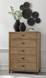 Tomtyn Light Brown Chest of Drawers by Ashley at Eve Furniture