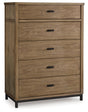 Tomtyn Light Brown Chest of Drawers by Ashley at Eve Furniture