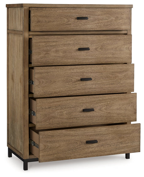 Tomtyn Light Brown Chest of Drawers by Ashley at Eve Furniture