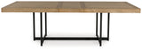 Tomtyn Light Brown Dining Extension Table by Ashley at Eve Furniture