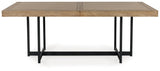 Tomtyn Light Brown Dining Extension Table by Ashley at Eve Furniture