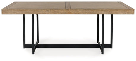 Tomtyn Light Brown Dining Extension Table by Ashley at Eve Furniture