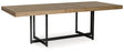 Tomtyn Light Brown Dining Extension Table by Ashley at Eve Furniture