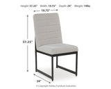 Tomtyn Light Brown Dining Table and 8 Chairs by Ashley at Eve Furniture
